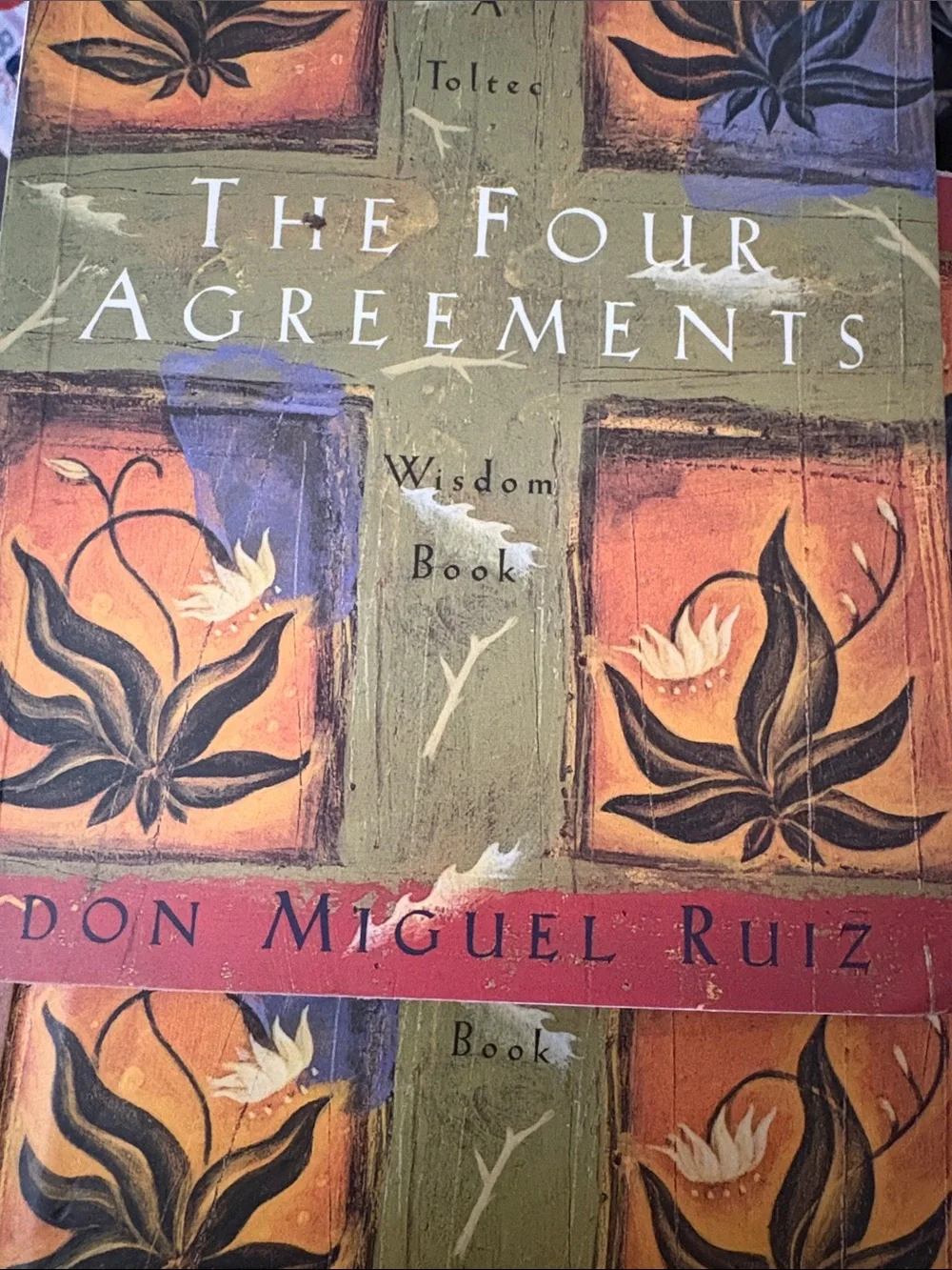 The Four Agreements Book - Don Miguel Ruiz - HARD BOUND/SOFT COVER  2 BOOKS 10